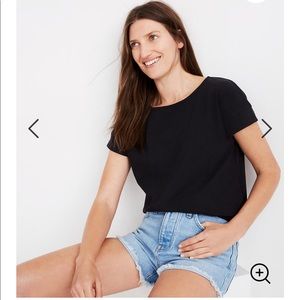 Madewell Short-sleeve Boxy Tee- M